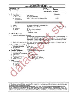 1703 SL005 datasheet  